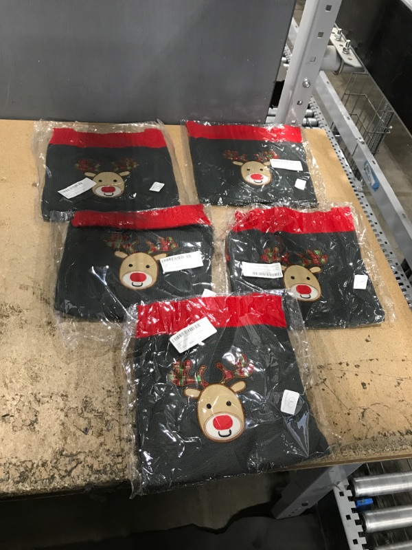 Photo 1 of " DOG TURTLENECK BUNDLE, 5 ITEM'S" Tangpan Pet Turtleneck Dog Sweater Puppy Cats Apparel Color Grey Reindeer Size L L Grey Deer