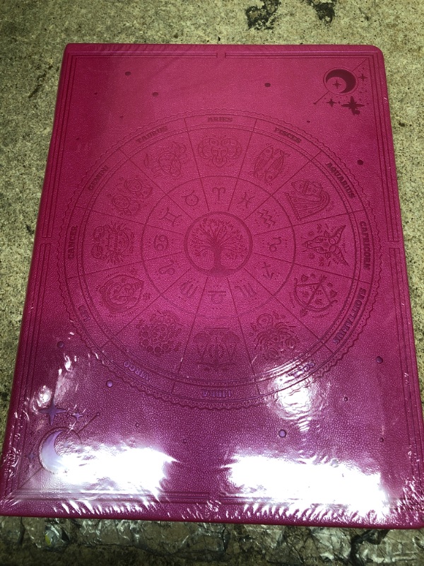 Photo 1 of 2023 daily weekly monthly planner with calendar 8.5 x 11 hardcover 2023-2024 happy planner planner weekly and monthly 2023 planner with stickers Magenta Astrology