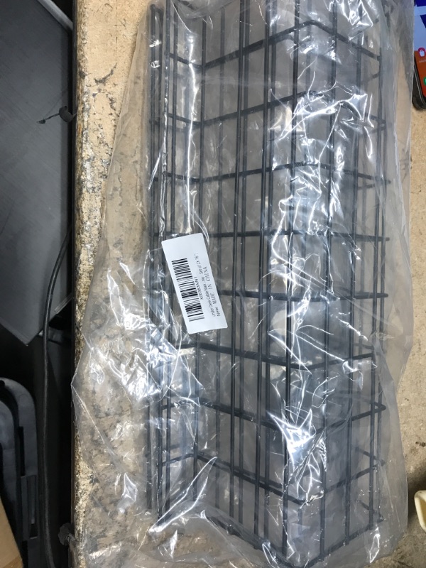 Photo 1 of Under Desk Cable Management Tray - Under Desk Cable Organizer for Wire Management. Super Sturdy Desk Cable Tray. Perfect Standing Desk Cable Management Rack (Black Wire Tray - Set of 2X 16'')