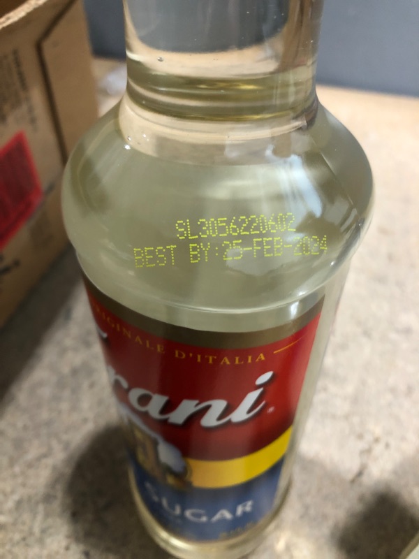 Photo 2 of  Best By: 25.feb.2024 Torani Syrup, Cane Sugar, 25.4 Ounce (Pack of 1) 4pack