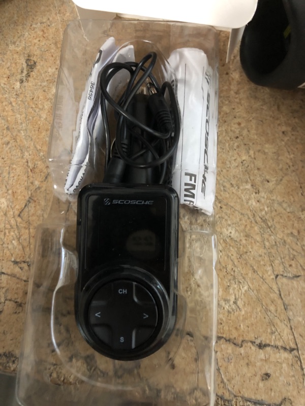 Photo 2 of Scosche FMTD8R FMFREQ Universal Digital FM Transmitter with SD Card Reader, USB Flash Drive Reader and USB Car Charger