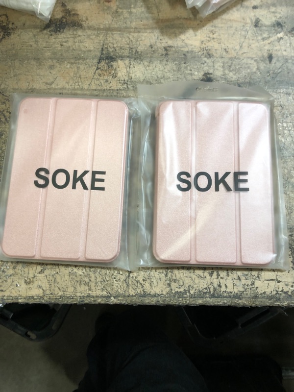 Photo 1 of 2 PACK OF Soke iPad Mini 8.9 inch Case Protective Hard PINK
