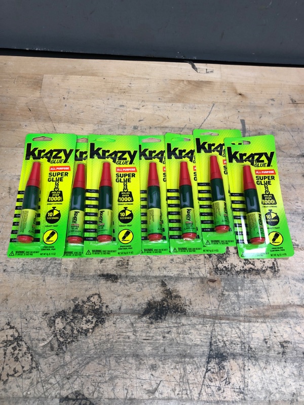 Photo 2 of 7 PACKS OF Krazy Glue, All Purpose, Precision Control Pen, 4 g