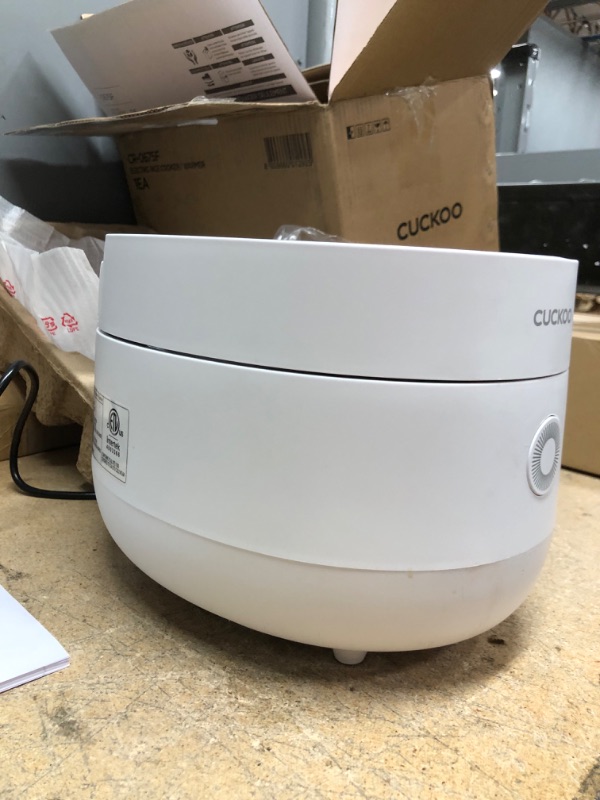 Photo 1 of NEW. CUCKOO CR-0675F | 6-Cup (Uncooked) Micom Rice Cooker | 13 Menu Options: Quinoa, Oatmeal, Brown Rice & More, Touch-Screen, Nonstick Inner Pot | White
