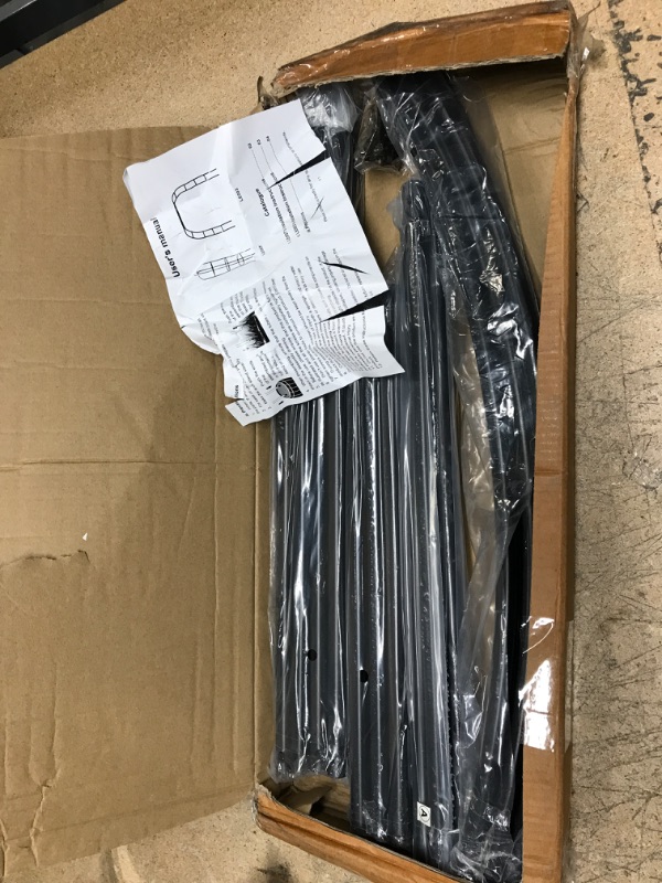 Photo 1 of  Metal Garden Arch black Garden Arbor for Climbing Plant 