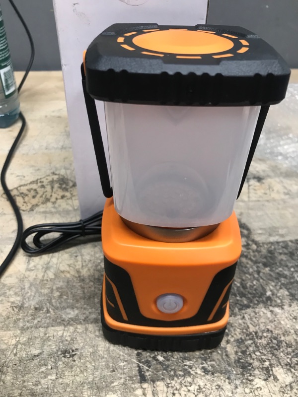 Photo 2 of LED Camping Lantern, Rechargeable LED Lantern with 1500LM, 4 Light Modes, Waterproof Camping Lights, Super Bright Tent Lights for Power Outages, Outdoor Portable Lantern for Hurricane, Emergency, Home