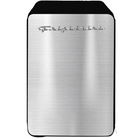 Photo 1 of Frigidaire Efmis183-ss .35 Cubic-foot 10-liter 15-can Mini Retro Stainless Steel Fridge (1170207)
