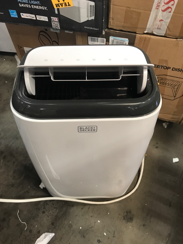 Photo 2 of Black & Decker 10,000 BTU Portable Air Conditioner in White
