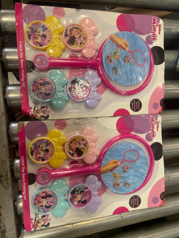 Photo 1 of 2PK-MINNIE CATCH THE GEMS FISHING SET