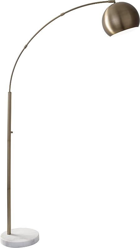 Photo 1 of Adesso 5170-21 Astoria Arc Lamp, 78 in, 100W Incandescent/26W CFL, Antique BLACK Finish, 1 Floor Lamp
