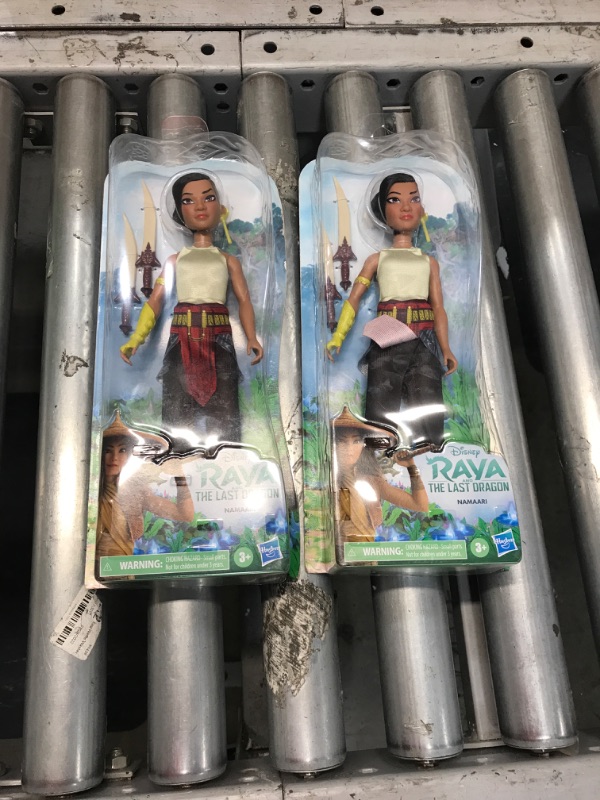Photo 3 of 2 Pack Disney's Raya and the Last Dragon Namaari Doll, Fashion Doll Clothes and Accessories, Toy for Kids 3 and up Multi PLUS Disney Princess Raya I Intro Doll Sisu

