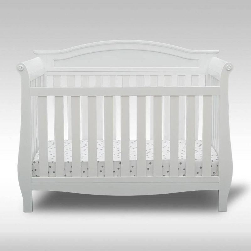 Photo 1 of Delta Children Lancaster 4-in-1 Convertible Crib - Bianca White
