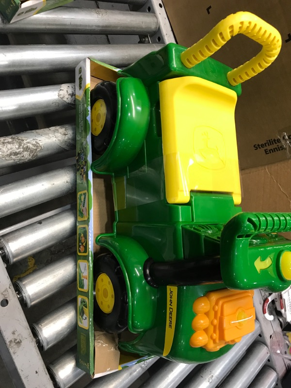 Photo 2 of John Deere Johnny Tractor Ride-on Toy with Lights and Sound
