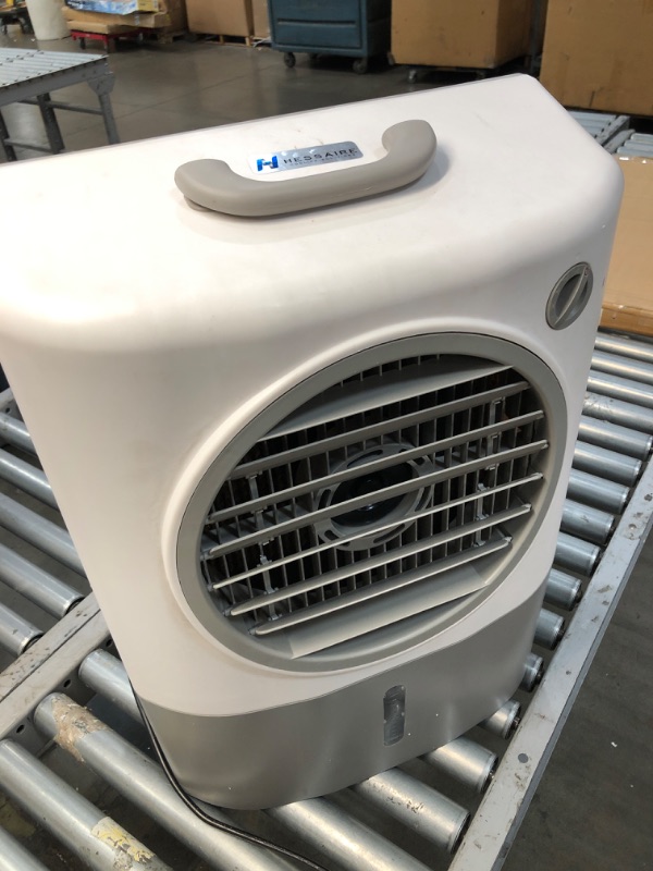 Photo 1 of Hessaire MC18M Outdoor Portable 500 Sq Ft Evaporative Cooler Humidifier, White
