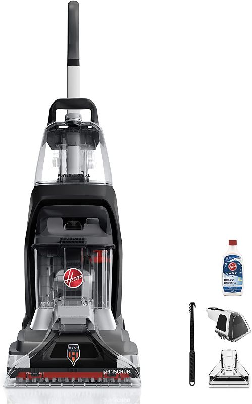 Photo 1 of Hoover Powerscrub XL Pet Carpet Cleaner Machine, Upright Shampooer, FH68050, Black
