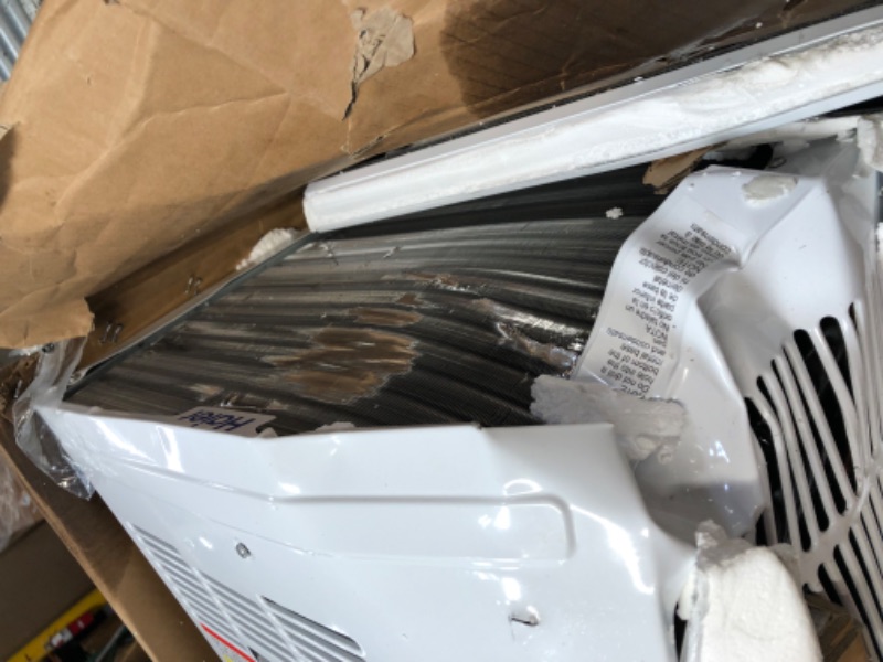 Photo 6 of (DAMAGED, FOR PARTS ONLY)Haier Mechanical Window Air Conditioner | 5,050 BTU | Easy Install Kit Included | Dual Mechanics for Cooling Fan Power and Temperature Control | Cools up to 150 Square Feet | 115 Volts | White
**BACK IS CRUSHED, FRONT BROKEN, DOES