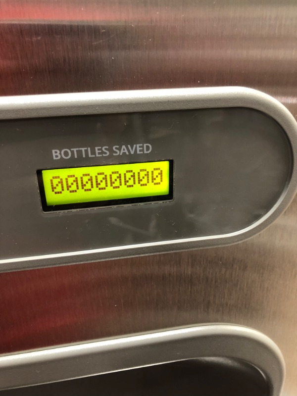 Photo 4 of (DAMAGE)Elkay DSSBF8S EZH2O Floor Standing Bottle Filling Station, Filtered, Refrigerated, Stainless Steel
**DENT ON THE SIDE**