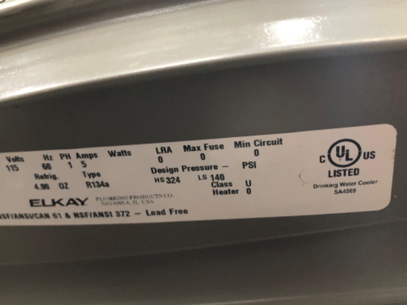 Photo 7 of (DAMAGE)Elkay DSSBF8S EZH2O Floor Standing Bottle Filling Station, Filtered, Refrigerated, Stainless Steel
**DENT ON THE SIDE**