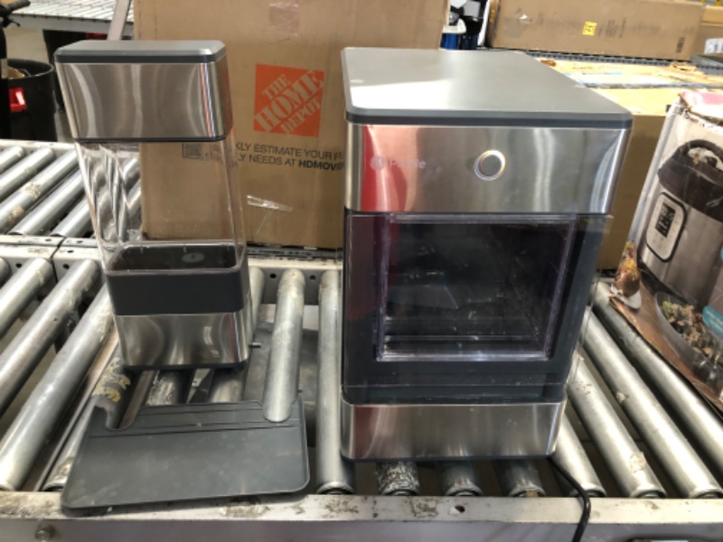 Photo 2 of ***does not function**
 GE Profile Opal | Countertop Nugget Ice Maker with Side Tank | Portable Ice Machine Makes up to 24 lbs. of Ice Per Day | Stainless Steel Finish
