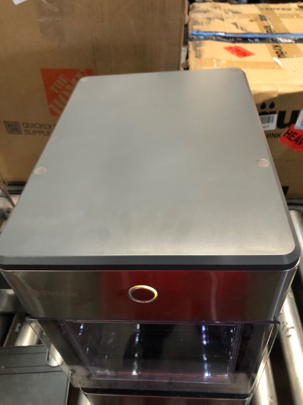 Photo 4 of ***does not function**
 GE Profile Opal | Countertop Nugget Ice Maker with Side Tank | Portable Ice Machine Makes up to 24 lbs. of Ice Per Day | Stainless Steel Finish
