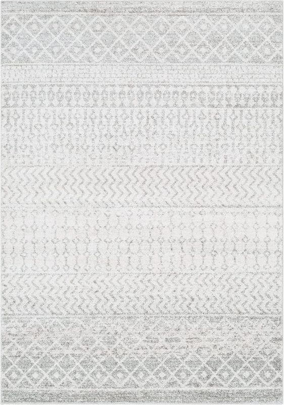 Photo 1 of Artistic Weavers Chester Boho Moroccan Area Rug,5'3" x 7'6",Grey
