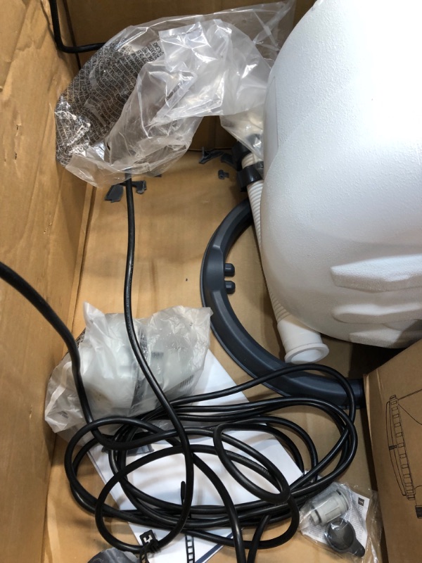 Photo 8 of (DAMAGE)Intex 26647EG Krystal Clear 14-Inch 2800 GPH Above Ground Pool Sand Filter Pump with Automatic Timer, 110-120V with GFCI, and 6-Function Control
**BROKEN COVER**