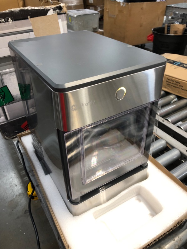 Photo 3 of ***PARTS ONLY*** GE Profile Opal | Countertop Nugget Ice Maker with Side Tank | Portable Ice Machine Makes up to 24 Lbs. of Ice per Day | Stainless Steel Finish
