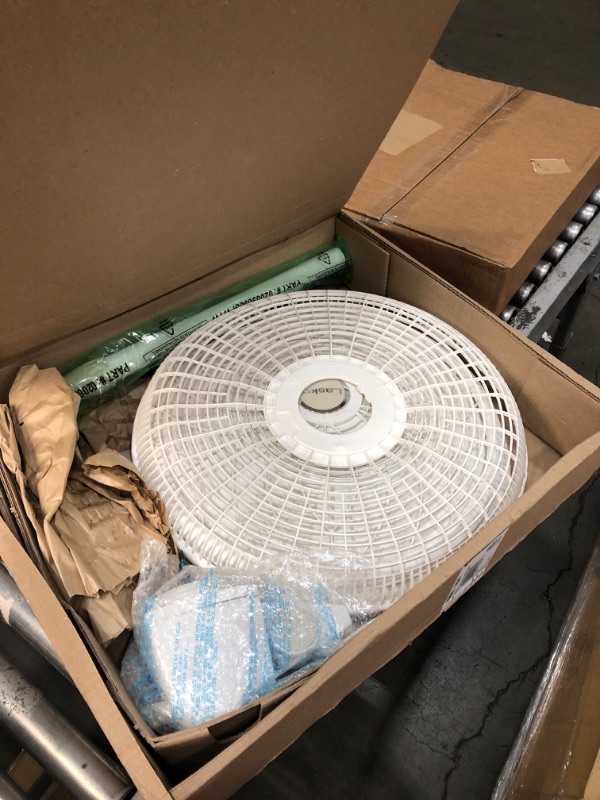 Photo 1 of 18 in. Adjustable Elegance and Performance Pedestal Fan, White - Lasko 1820
