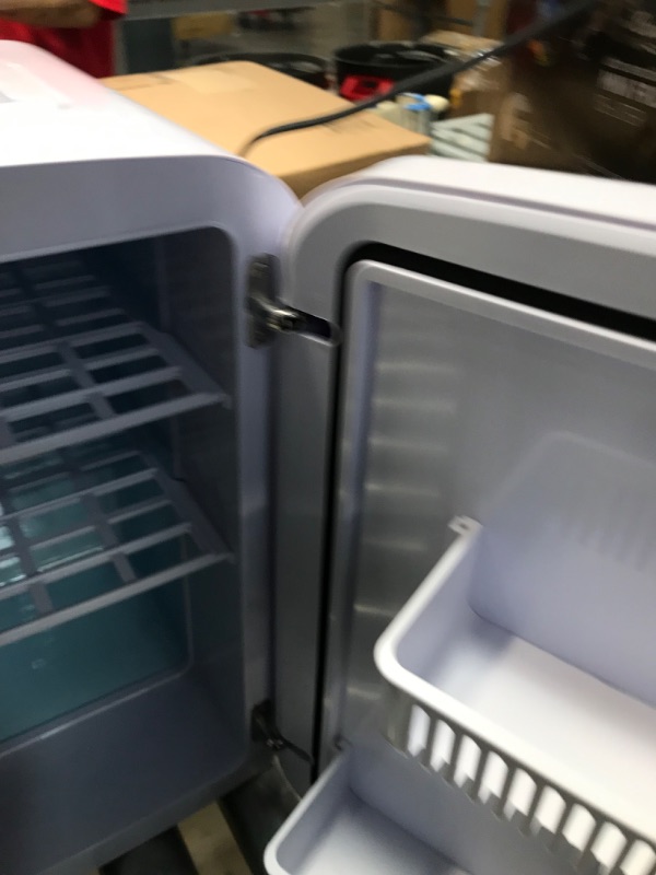 Photo 1 of Cooluli Infinity White 15 Liter Compact Portable Cooler Warmer Mini Fridge for Bedroom Office Dorm Car - Great for Skincare & Cosmetics (110-240V/1
