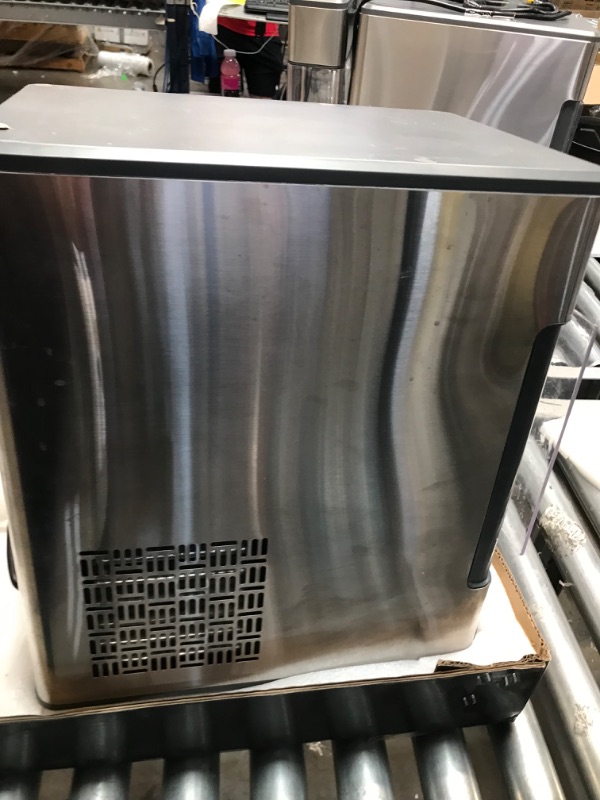 Photo 5 of GE Profile Opal | Countertop Nugget Ice Maker with Side Tank | Portable Ice Machine Makes up to 24 Lbs. of Ice per Day | Stainless Steel Finish
