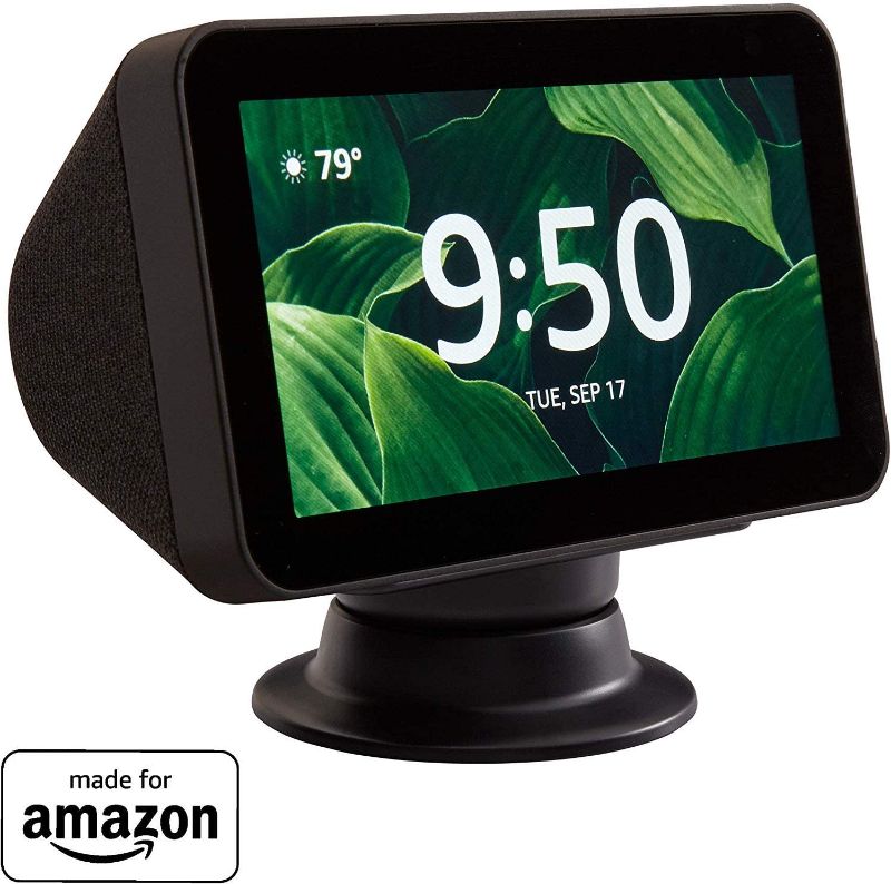 Photo 1 of Made for Amazon Tilt + Swivel Stand in Black, for the Echo Show 8
