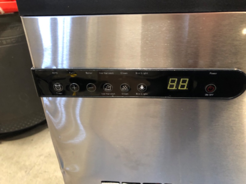Photo 5 of (NOT FUNCTIONAL)Artidy Commercial Ice Maker Machine, 100LBS/24H Clear Square Ice Cube,33LBS Ice Storage Capacity with Auto Clean and LED Temperature Display for Home,Restaurant,Bar,Coffee Shop,Kitchen
**DOES NOT POWER ON, FOR PARTS ONLY**