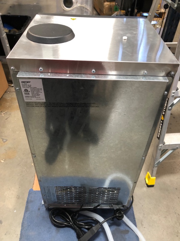 Photo 6 of (NOT FUNCTIONAL)Artidy Commercial Ice Maker Machine, 100LBS/24H Clear Square Ice Cube,33LBS Ice Storage Capacity with Auto Clean and LED Temperature Display for Home,Restaurant,Bar,Coffee Shop,Kitchen
**DOES NOT POWER ON, FOR PARTS ONLY**