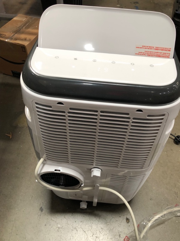 Photo 3 of 12,000 BTU; 8,000 BTU (SACC/CEC) Portable Air Conditioner With Double Motor Dehumidifier and Remote, White