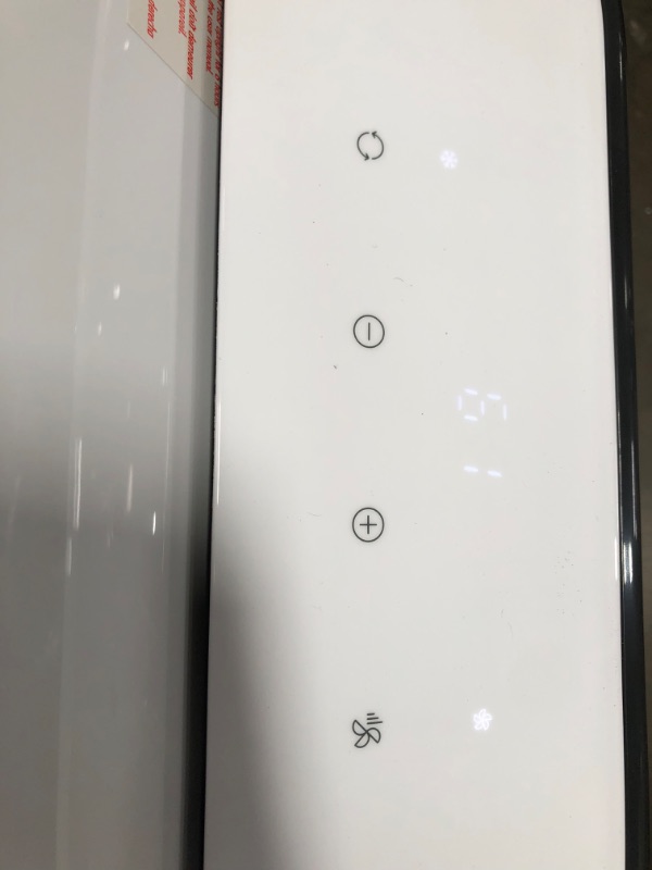 Photo 1 of 12,000 BTU; 8,000 BTU (SACC/CEC) Portable Air Conditioner With Double Motor Dehumidifier and Remote, White