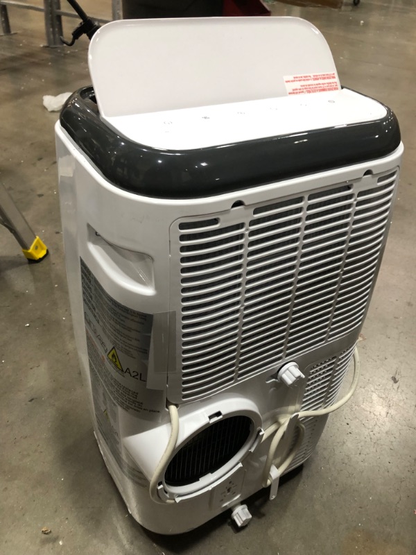 Photo 6 of 10,000 BTU; 6,000 BTU (SACC/CEC) Portable Air Conditioner with Double Motor, Dehumidifier and Remote, White