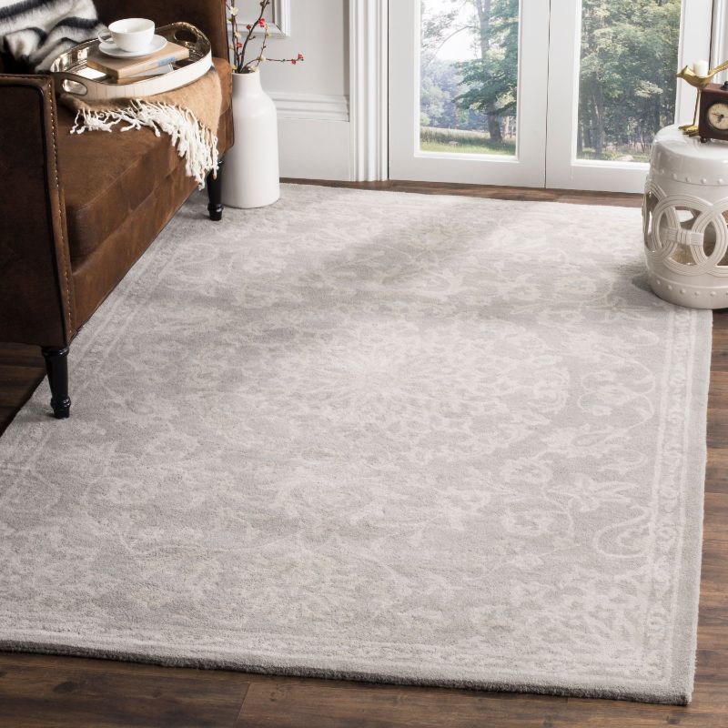 Photo 1 of 5'x8' Medallion Area Rug Gray/Silver - Safavieh
