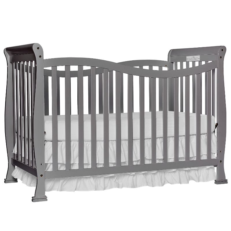 Photo 1 of Dream on Me Violet 7 in 1 Convertible Life Style Crib in Storm Grey
