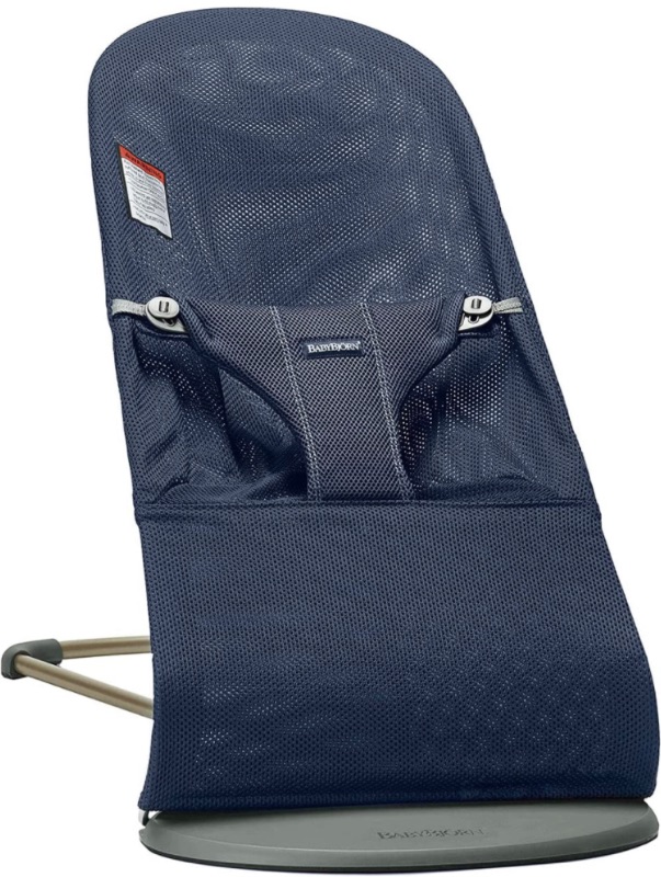 Photo 1 of BabyBjörn Bouncer Bliss, Navy Blue