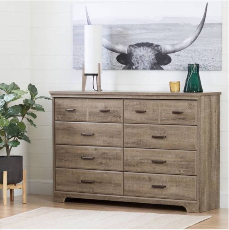 Photo 1 of **MISSING PARTS**
South Shore Versa 8 Drawer Double Dresser