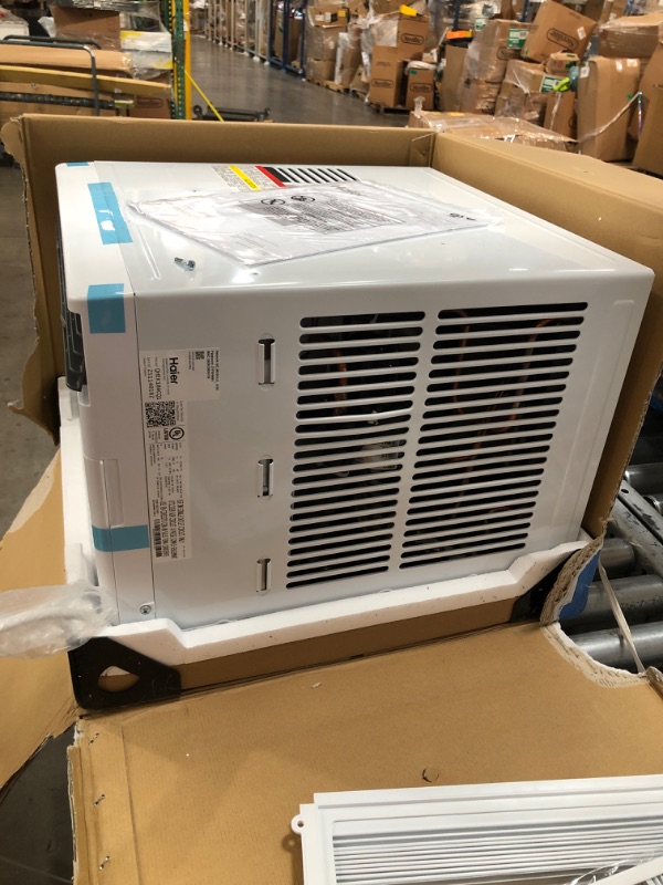 Photo 4 of Haier Window Air Conditioner 10000 BTU, Wi-Fi Enabled, Energy-Efficient Cooling for Medium Rooms, 10K BTU Window AC Unit with Easy Install Kit, Control Using Remote or Smartphone App
