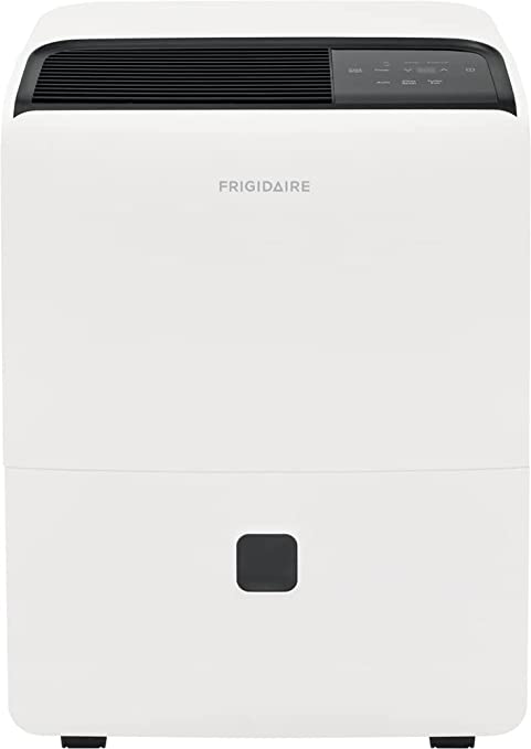 Photo 1 of Frigidaire FFAD6022W1 Dehumidifier, High Humidity 60 Pint Capacity Dehumidifier with a Easy-to-Clean Washable Filter and Custom Humidity Control for maximized comfort, in White
