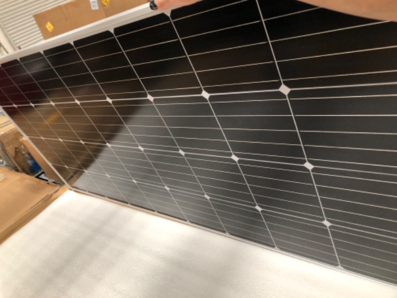 Photo 1 of ECO-WORTHY 195 Watt 12 Volt Monocrystalline Solar Panel Module Off Grid PV Power for Battery Charging, Boat, Caravan, RV
