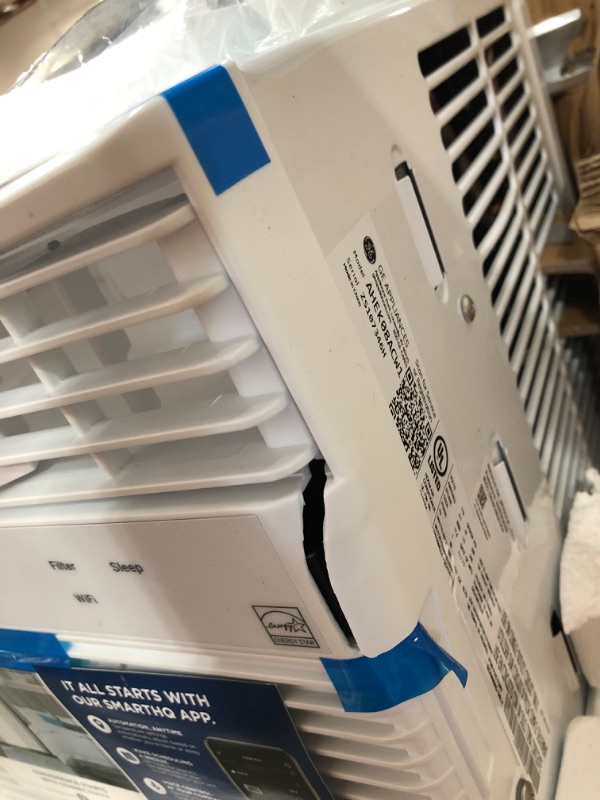 Photo 5 of GE Window Air Conditioner 8000 BTU, Wi-Fi Enabled, Energy-Efficient Cooling for Medium Rooms, 8K BTU Window AC Unit with Easy Install Kit, Control Using Remote or Smartphone App
