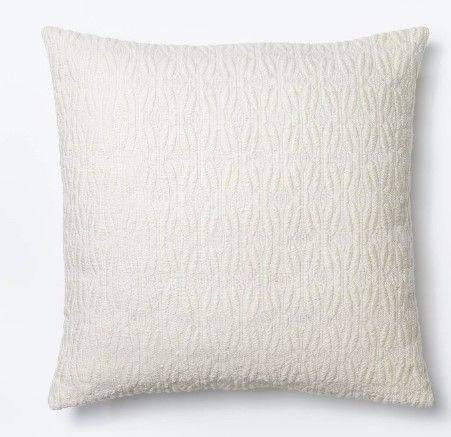 Photo 1 of 3PK-Woven Diamond Jacquard Throw Pillow Cream - Threshold™ designed with Studio McGee

