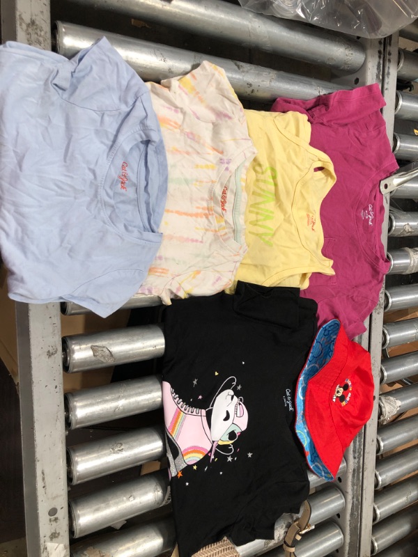 Photo 1 of 5PK-S,M,L TODDLER GIRLS TOPS+BUCKET HAT