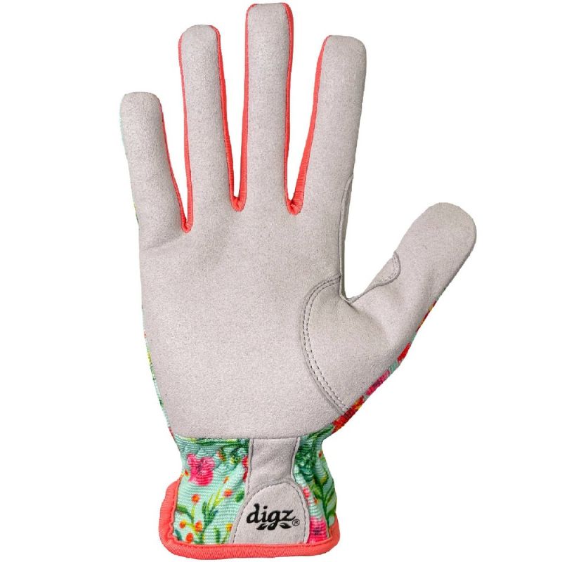 Photo 1 of 2PK-Digz Planter Work Gloves - Floral
