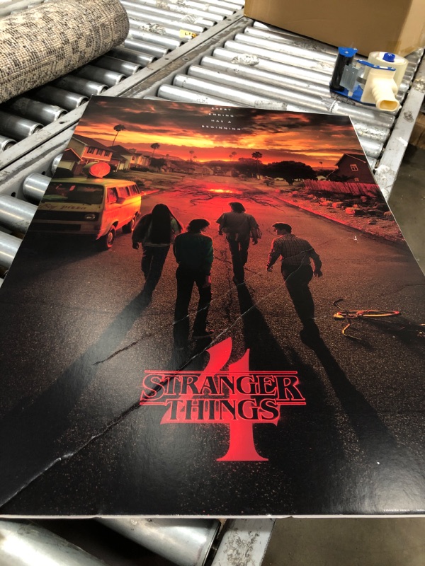 Photo 2 of 35X23 STRANGER THINGS POSTER EVERY ENDING HAS A BEGINNING