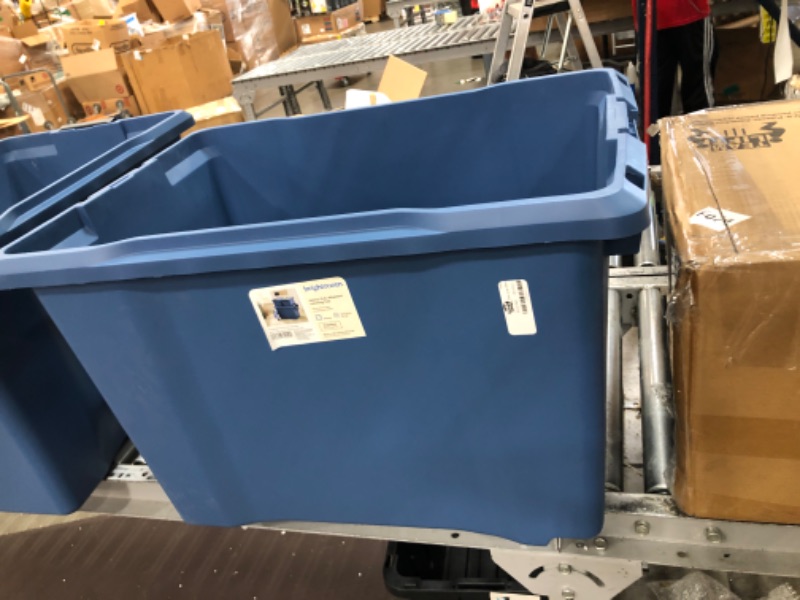 Photo 1 of Extra Large Wheeled Latching Storage Tote - Brightroom™


