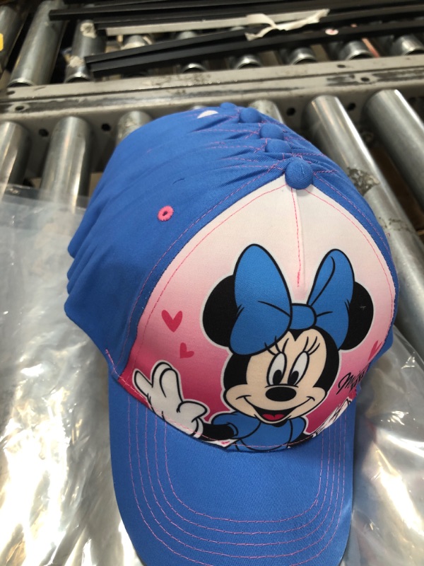 Photo 2 of 10PK-DISNEY MINNIE MOUSE Kid's Baseball Hat New with Tags
